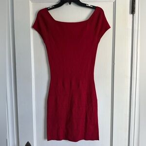 Max Studio red mini dress size M